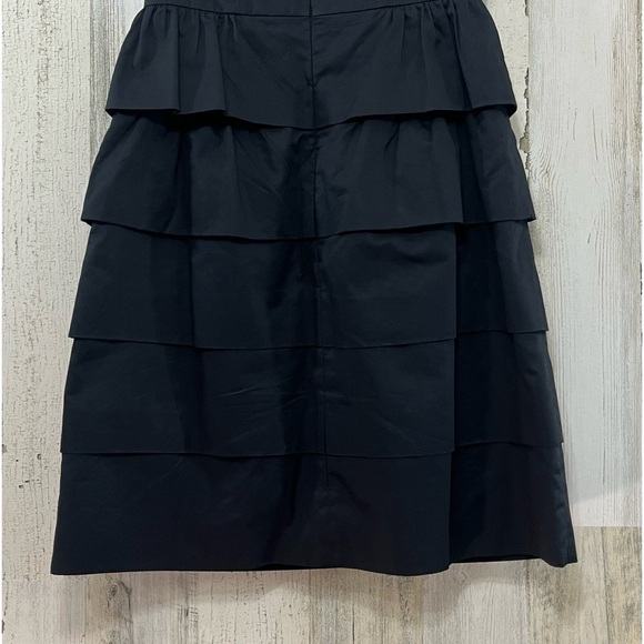 J.Crew Factory Cocktail Strapless Mini Little Black Party Dress Layer Size 0 - Picture 10 of 11